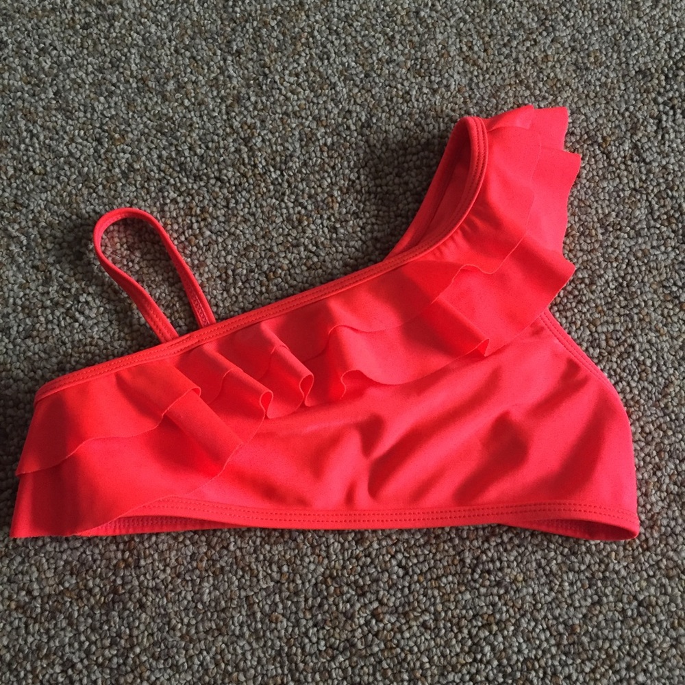 Cherokee neon orange bikini top